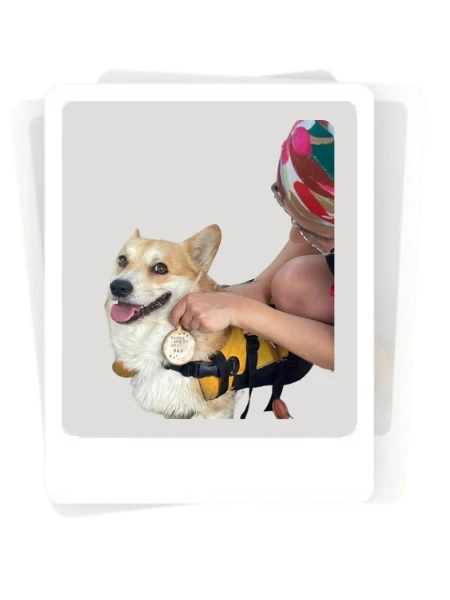 Katja mit Bob – Kundenfoto