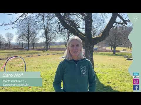 Caro Wolf stellt ihre Hundeschule auf dem Trainingsplatz vor